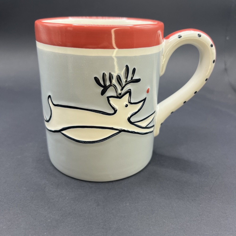 Southern Living At‎ Home Rudy Reindeer Mug 16 oz  70010 Christmas Cup